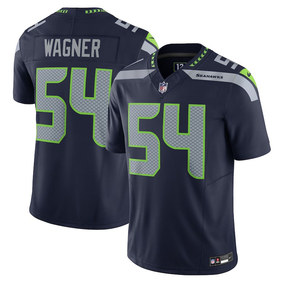 Men Seattle Seahawks #54 Bobby Wagner Nike College Navy Vapor F.U.S.E. Limited NFL Jersey->seattle seahawks->NFL Jersey